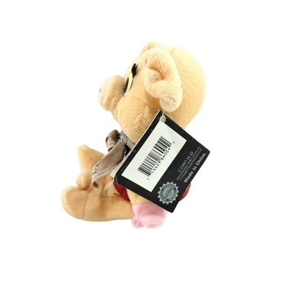 Harley‎ Davidson Plush Pig Racer 1997 Vintage Beanie Stuffed Animal Collectable - Picture 2 of 8